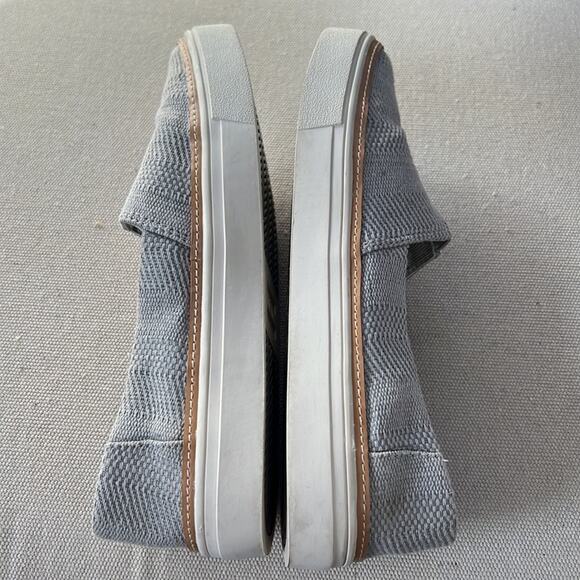 Tom’s Parker Cupsole gray slip-on durable and comfortable canvas sneakers 6.5 W - Picture 10 of 16